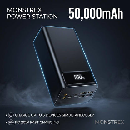 Monstrex ChargeBeast — Power Bank 50000mAh